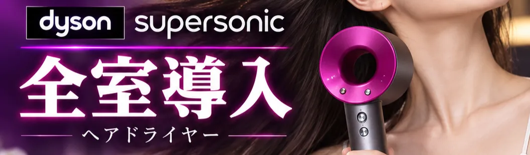 全室導入ダイソンヘアドライヤー